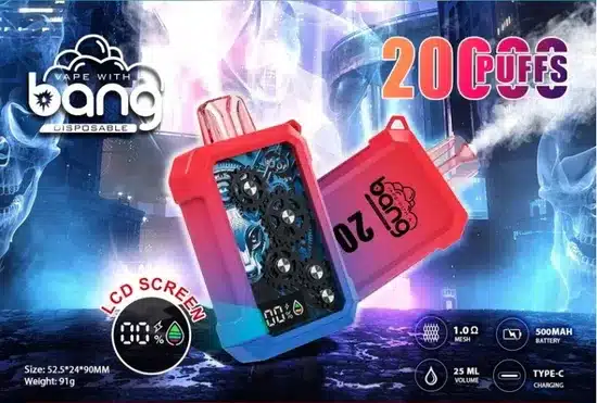 BANG WHEEL 20000口一次性電子煙|大容量可充電電子煙|歐美暢銷款:圖片 5